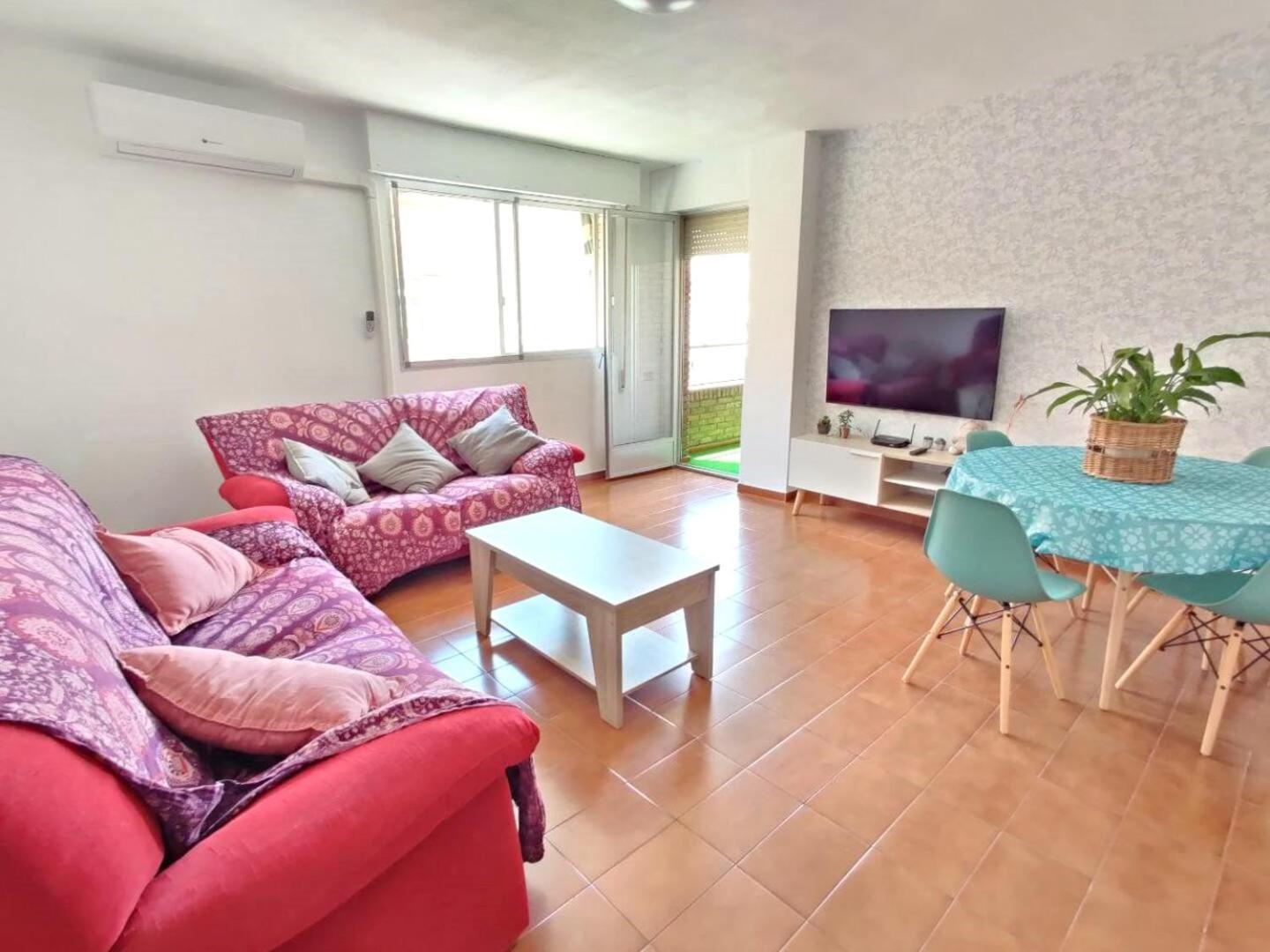Апартаменты Piso Grande Cerca Playa Con 5 Aires Acondicionados Альмерия Экстерьер фото